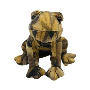 Vintage Ducks Unlimited Frog Toad Plush Camo Collectible Stuffed Animal 5" Toy